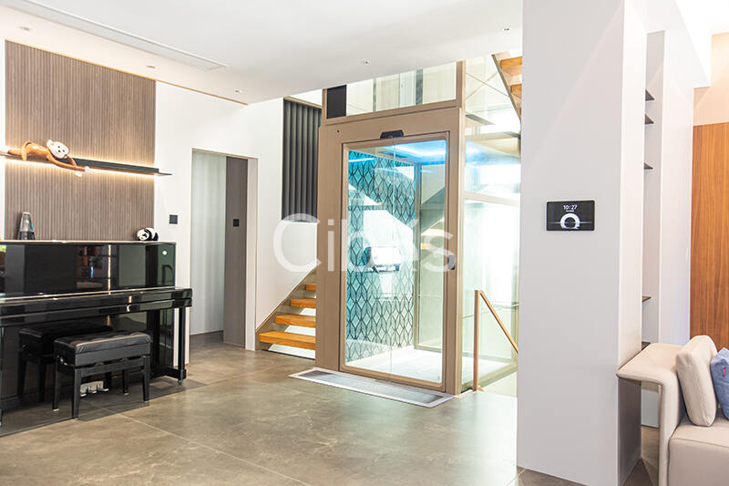 Cibes大发500珠海别墅电梯案例