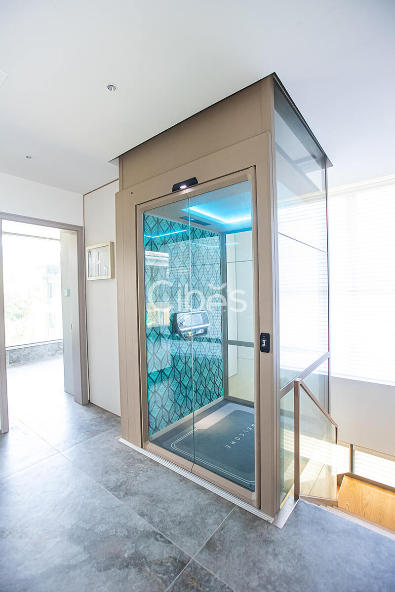 Cibes大发500珠海别墅电梯案例